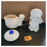 Pillsbury Dough Boy   Creamer, Shaker