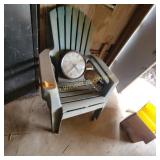 2 Lawn Chairs, Clock