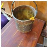 Ant. Riveted Metal Bucket