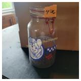 Pillsbury Dough Boy   Wire Lid Jar