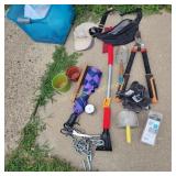 Umbrella, Scoop, Trimmers, Scrapper