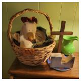 Plush, Basket, Cross