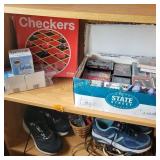 Cassette Tapes, Checkers, Shoes