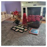 Basket, Flowers, Picture Frames