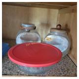Penny Jars and Pyrex