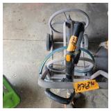 Hose Reel, Weed Eater with Battery Charger, No