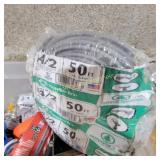 Tote of Electrical Supplies