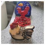 Rooster Soap, Napkin Holders