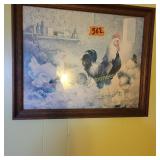 Rooster, Chicken and Chicks Picture