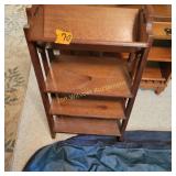 Ant Arts/Craft Mission-style oak four tier