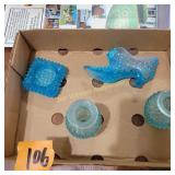 Fenton Blue Pieces