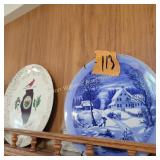 Decorative Plates, Ill, Cissna Park, Steam Engine