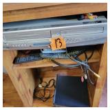 VCR and DVD Player