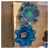Vtg Carnival Bowl, Art Glass
