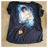 Bob Ross Black Graphic T Shirt 2xl