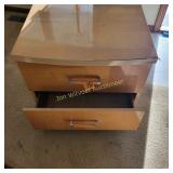 Vtg MCM Blonde End/Night Table