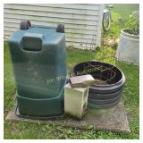 Trash Can, Block,