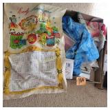 Vtg Kitchen Towel, Photo Book