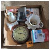 Clock, Cleaning supplies