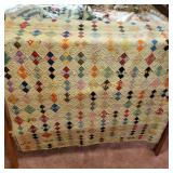 Vtg Chandelier Quilt Full
