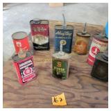 Vtg Small Oil Cans