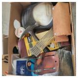 Knee Pad, Hammer Holder, Hammer, Sand paper