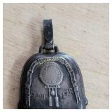 Vtg Webster Sterling Silver Baby Birth Record Bell