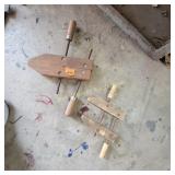 Vtg wood clamp