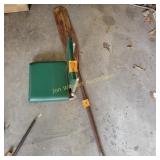 Stadium Seat and Wood Oar