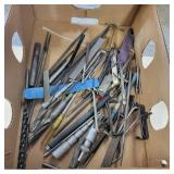 Vtg Machinist, Metalworking Files, Punches, Reamer