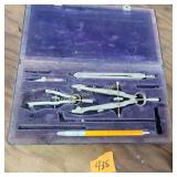 Vtg Drafting Compass Set