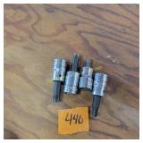 Snap-On Short Shank Bit Driver Sockets