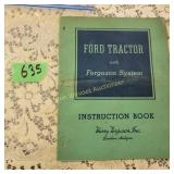 Ford Tractor with Ferguson System Instruction