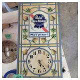 Pabst Blue Ribbon Clock (needs bulb)