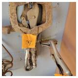 Vtg locking C-clamp pliers, Vice Scripts