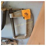 Vtg Metal C Clamp marked EXACT