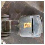 Vtg Blue pressed metal steel toy truck