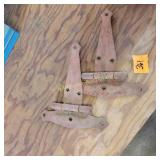 Vtg barn door hinges