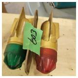 Vtg Delta Torpedo Rocket Accessory Lights