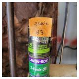 2 cans of  2 cycle oil