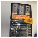 Speed lock driver drill set