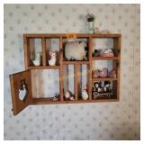 Shadow box and trinkets