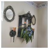 Matching ornate vintage style scrollwork frame