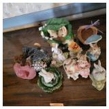 Rabbit figurines