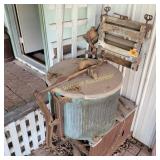 Antique Voss washing machine not tested