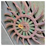 Rotary hoe wheels