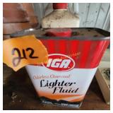 Charcoal lighter fluid
