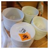 Canopy white bowls