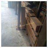 3 stacks of assorted size wood