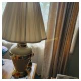 Gold band table lamps